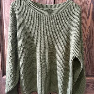 Olive Green Women's Sweater